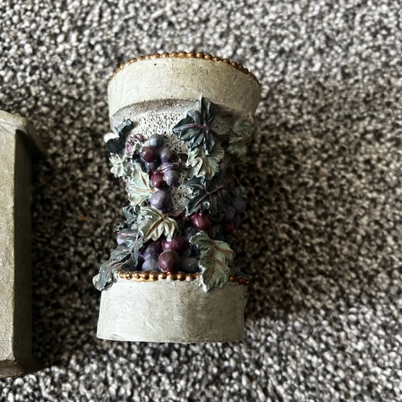 1997 Pat’s Home and Garden Clock and Candle Holders - Picture 9 of 9